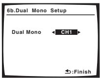 PIONEER VSX-1017AV-S - Select 'Dual Mono Setup' from the Other Setup menu. - 2