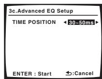 PIONEER VSX-1017AV-S - Select the time setting you want to use for calibration.1 - 1