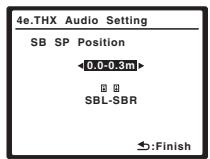 PIONEER VSX-1017AV-S - Specify the distance of your surround back speakers from each other. - 1
