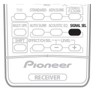 PIONEER VSX-1017AV-S - Choosing the input signal - 1