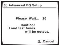 PIONEER VSX-1017AV-S - Press ENTER, then the calibration starts automatically. - 2