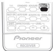 PIONEER VSX-1017AV-S - Using Front Stage Surround Advance - 1