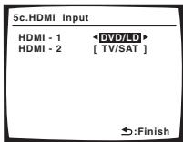 PIONEER VSX-1017AV-S - Select 'HDMI Input' from the Input Assign menu. - 2