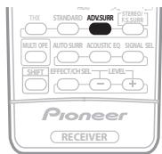 PIONEER VSX-1017AV-S - Using the Advanced surround effects - 1