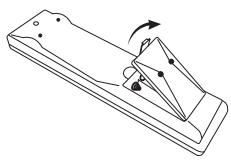 PIONEER VSX-915-K - Loading the batteries - 1