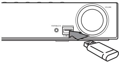 PIONEER BCS-717 - Inhoud van een USB-apparaat afspelen - 1