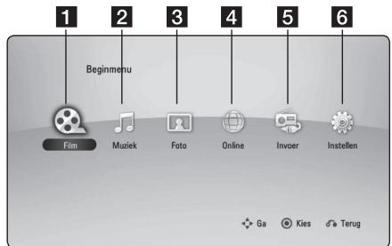 PIONEER BCS-717 - Het menu [HOME] gebruiken - 1