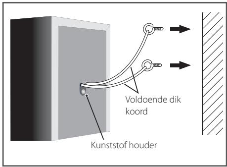 PIONEER BCS-717 - De frontluidsprekers en de surround- luidspreker vastzetten - 1