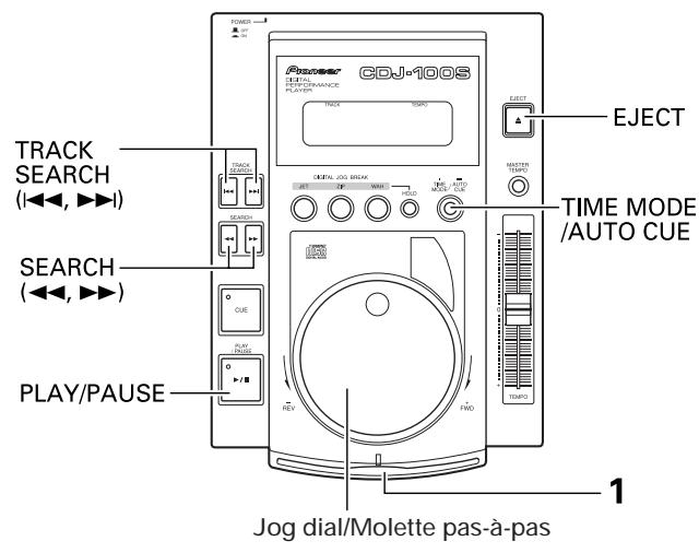 PIONEER CDJ-100S - PRECAUTIONS A LA LECTURE DE CD SINGLEs (Disques de 8 cm) - 1