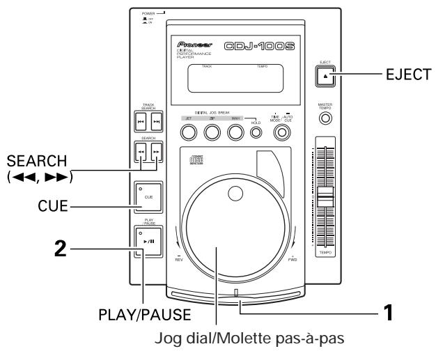 PIONEER CDJ-100S - Recherche super-rapide - 1