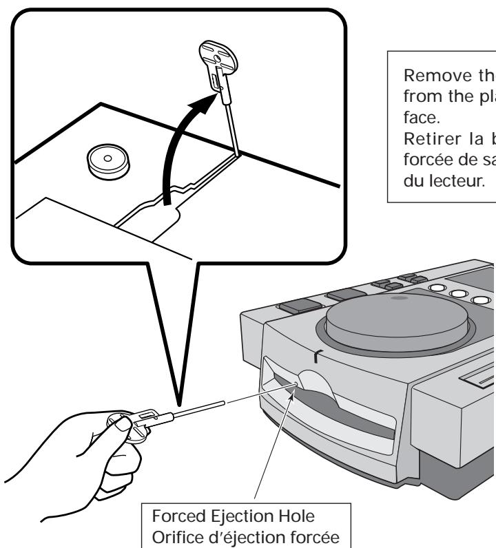 PIONEER CDJ-100S - Ejection force du disque - 1