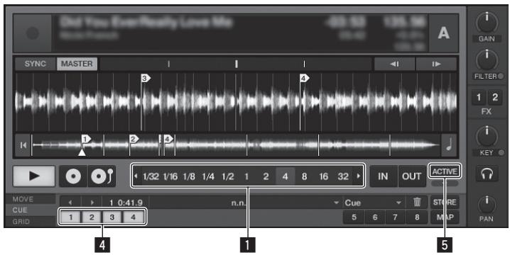 PIONEER DJM-T1 - Hot cue/sampler section - 2