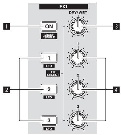 PIONEER DJM-T1 - Effect section - 1