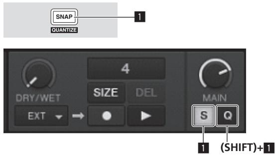 PIONEER DJM-T1 - Tabelle der HOT CUE/SAMPLER Tasten-Bedienungen - 1