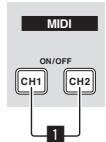 PIONEER DJM-T1 - MIDI section - 1