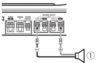 PIONEER GM-5400T - Connecting the units - 1