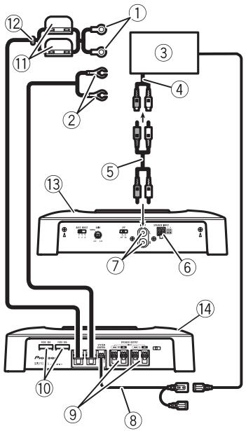 PIONEER GM-5400T - Schema di collegamento - 1