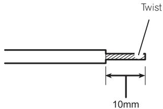 PIONEER GM-5400T - Connecting the speaker output terminals - 1