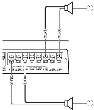 PIONEER GM-D9500F - Connecting the units - 4