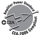 PIONEER GM-D9500F - Caracteristiques CEA2006 - 1