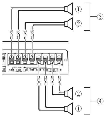 PIONEER GM-D9500F - Connecting the units - 1