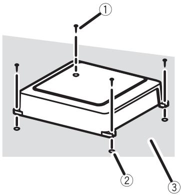 PIONEER GM-D9500F - Example of installation on the floor mat or chassis - 1