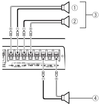 PIONEER GM-D9500F - Connecting the units - 2