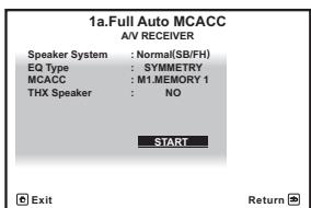 PIONEER VSX-1021 - Connect the microphone to the MCACC SETUP MIC jack on the front panel. - 2