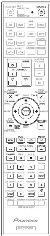 PIONEER VSX-1021 - Controlling components - 1