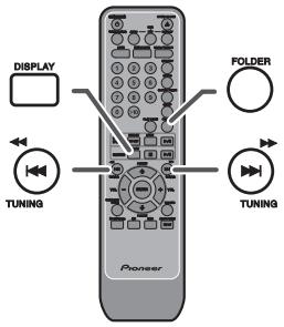 DISPLAY TUNING Pioneer FOLDER TUNING