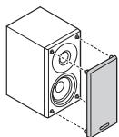 PIONEER X-HM50-S - Las rejillas de los altavoces son extraíbles - 1