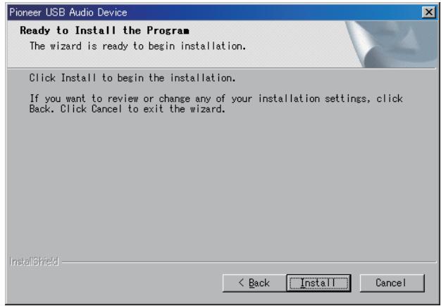 PIONEER N-50-S - Click on [Install]. - 1