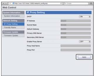 PIONEER VSX-528-S - Network setting using Safari browser - 2