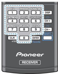 PIONEER VSX-528-S - Selecting preset codes directly - 2