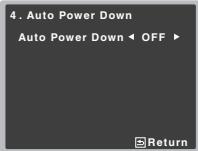 PIONEER VSX-528-S - Select 'Auto Power Down' from the Home Menu. - 2