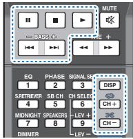 PIONEER VSX-528-S - Basic playback controls - 2