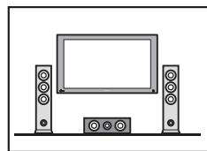 PIONEER VSX-923-S - Position of center speaker and monitor - 1