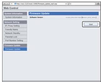 PIONEER VSX-923-S - Using Safari to update the firmware - 2