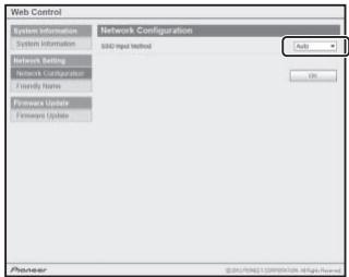PIONEER XW-SMA3-K - When the Auto/Manual selection screen appears, select "Auto." - 1