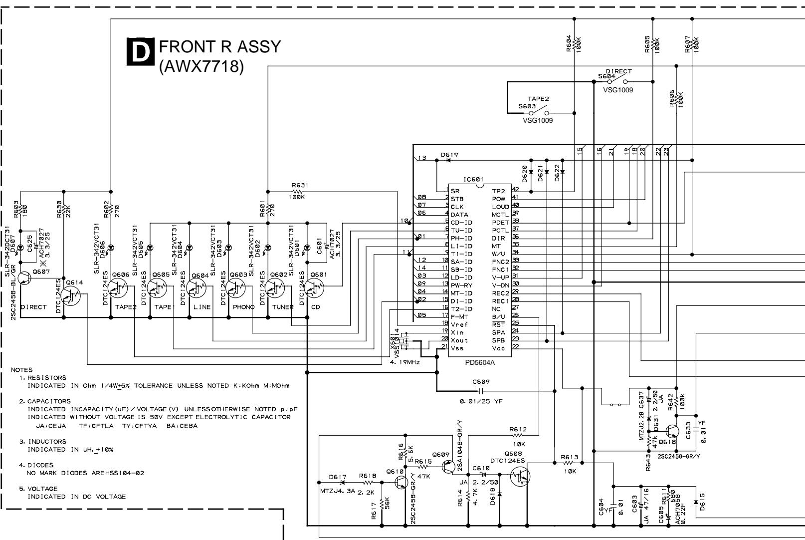 PIONEER A-509R - NOTES - 2