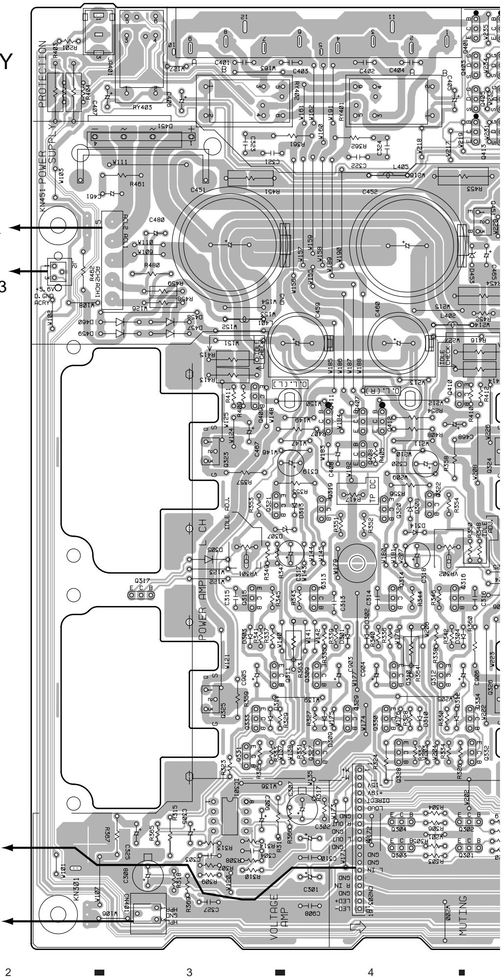 PIONEER A-509R - Viewpoint of PCB diagrams - 5