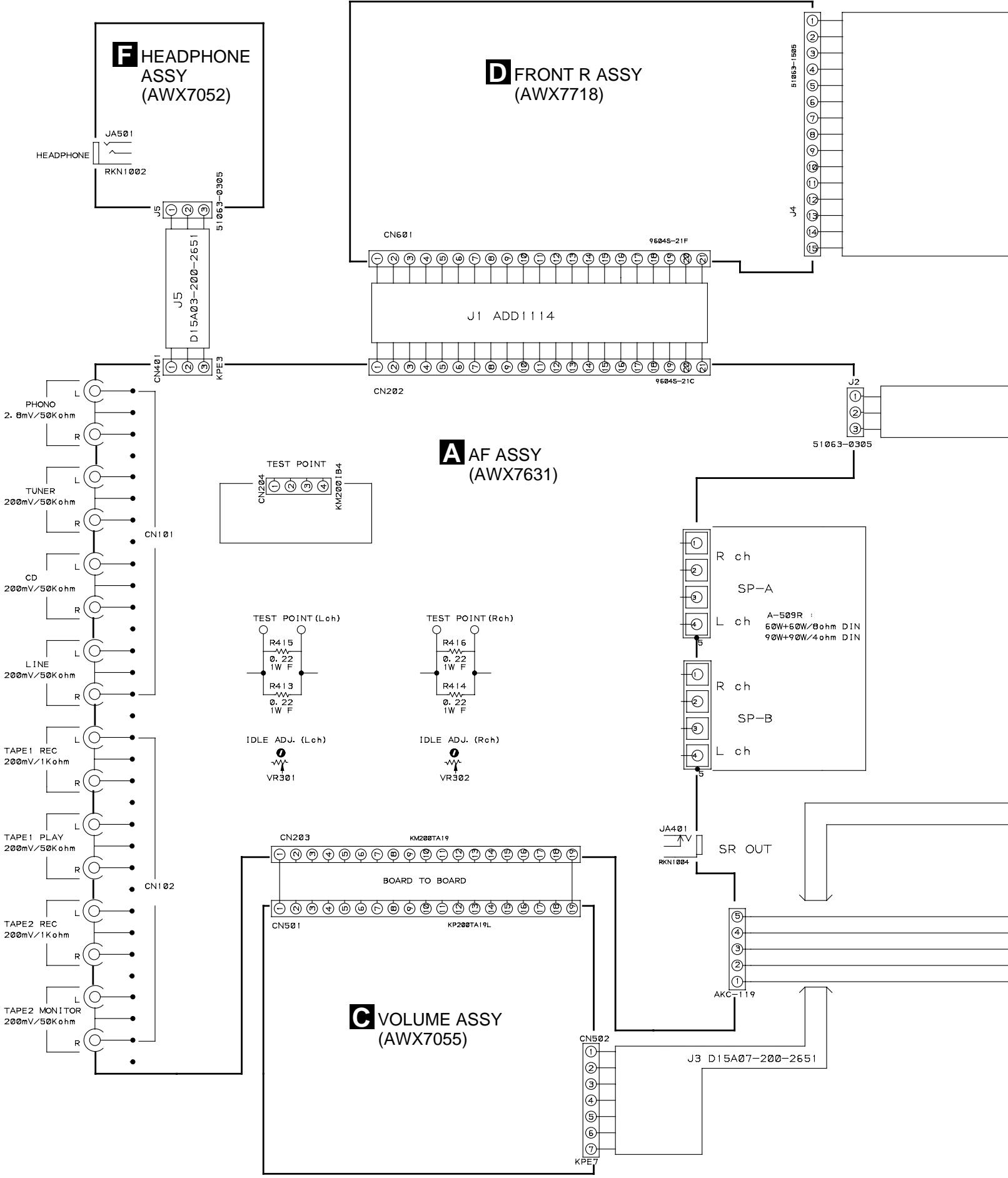 PIONEER A-509R - BLOCK DIAGRAM - 14