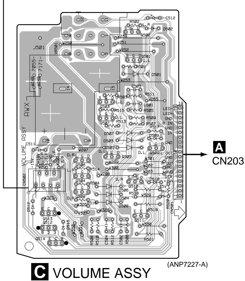 PIONEER A-509R - Viewpoint of PCB diagrams - 8