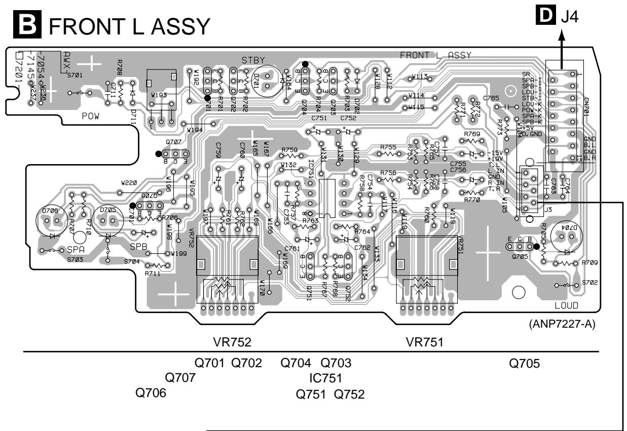 PIONEER A-509R - Viewpoint of PCB diagrams - 7
