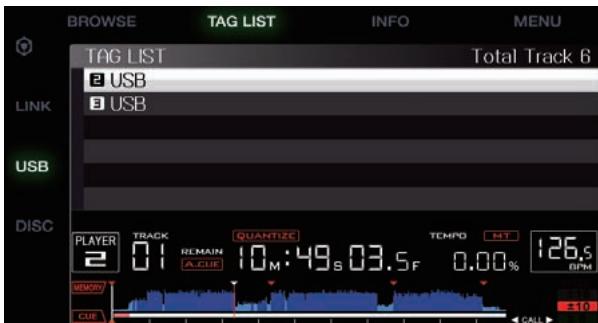 PIONEER CDJ-900NXS - Loading tracks from the tag list - 1