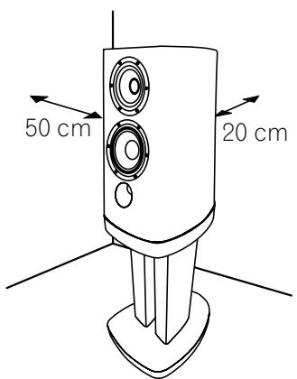 PIONEER CP-2EX - Kaiutinjalustojen asennus - 1