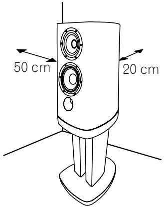 PIONEER CP-2EX - Opstellen van de luidsprekerstandaards - 1