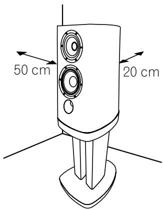 PIONEER CP-2EX - Installation des socles d'enceinte - 1