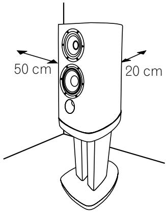 PIONEER CP-2EX - Installing the speaker stands - 1