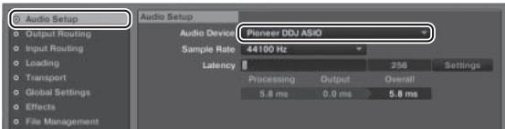 PIONEER DDJ-ERGO-K - Audio Setup - 1
